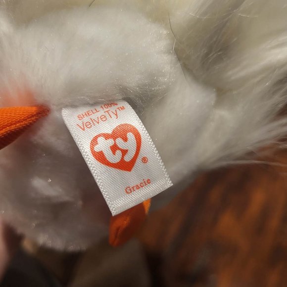 4/$20 🏷 Gracie Swan Small Beanie Baby - Picture 2 of 3